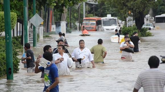 Inondations à Acapulco