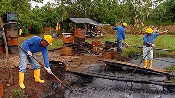 Pollution pétrolière en Equateur