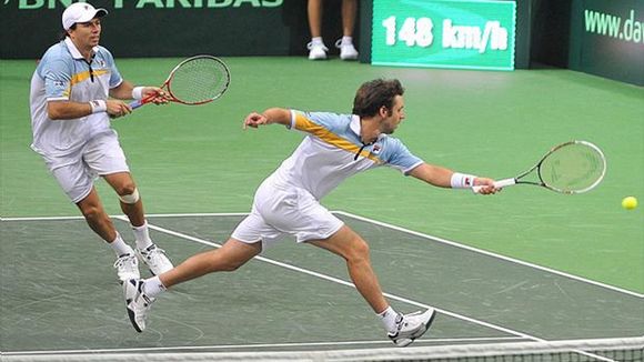 Horacio Zeballos et Charly Berlocq