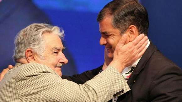 Rafael Correa et Pepe Mujica
