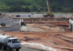 Chantier olympique à Rio de Janeiro