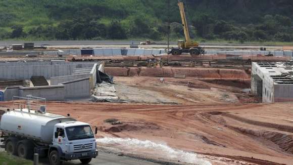 Chantier olympique à Rio de Janeiro