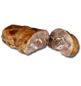 Gigot d'agneau farci