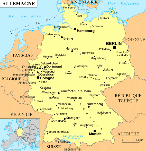 Villes d'Allemagne