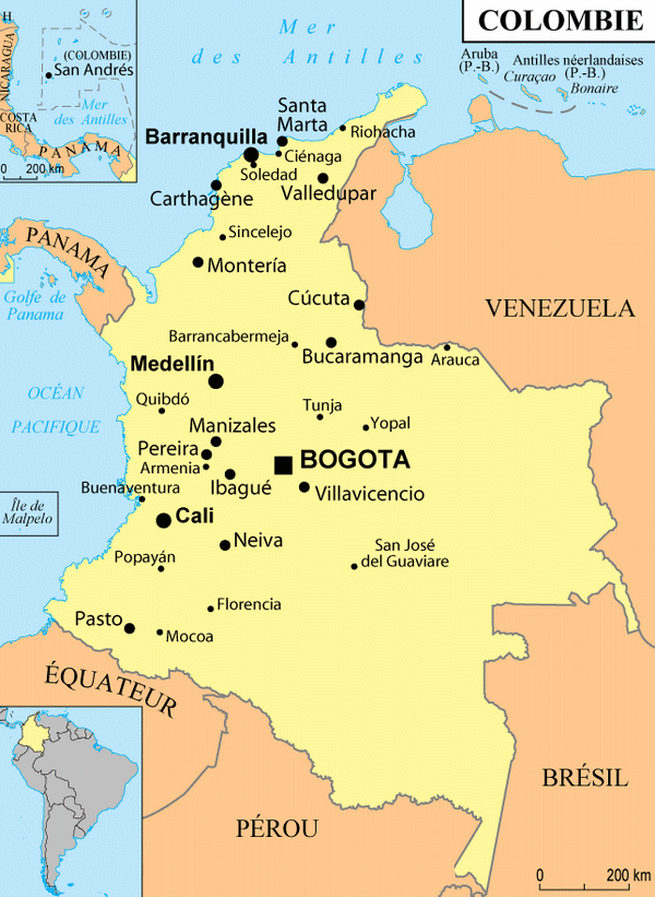 Villes de Colombie