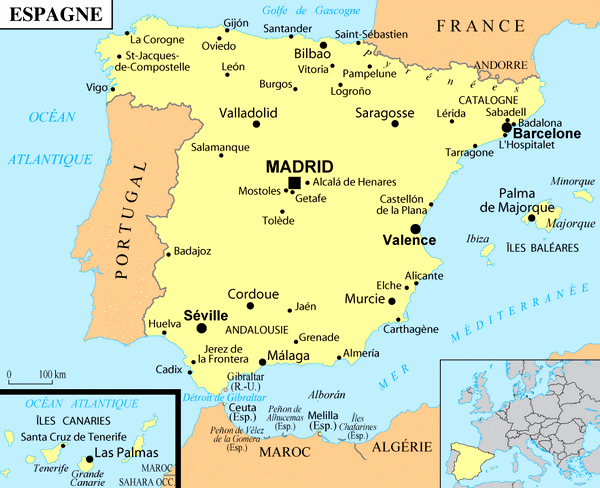 Villes d'Espagne