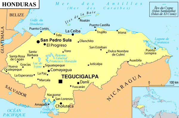Villes du Honduras