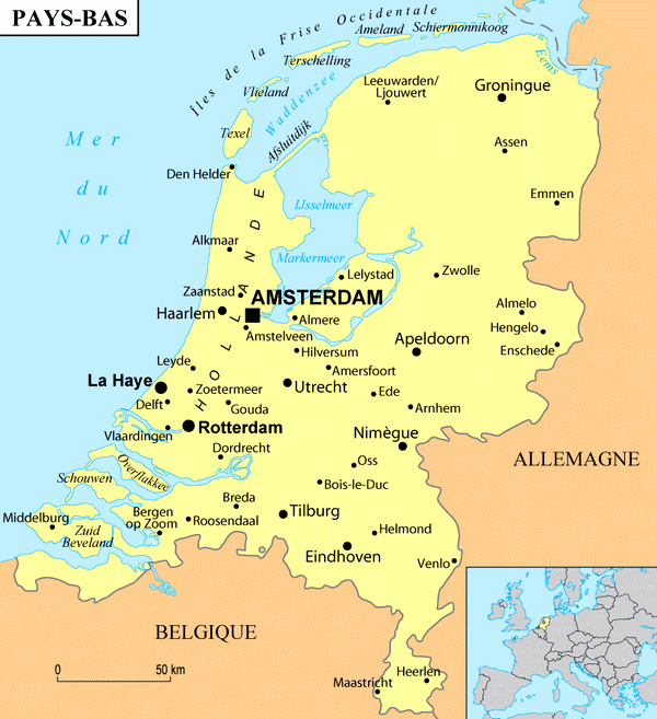 Villes des Pays-Bas