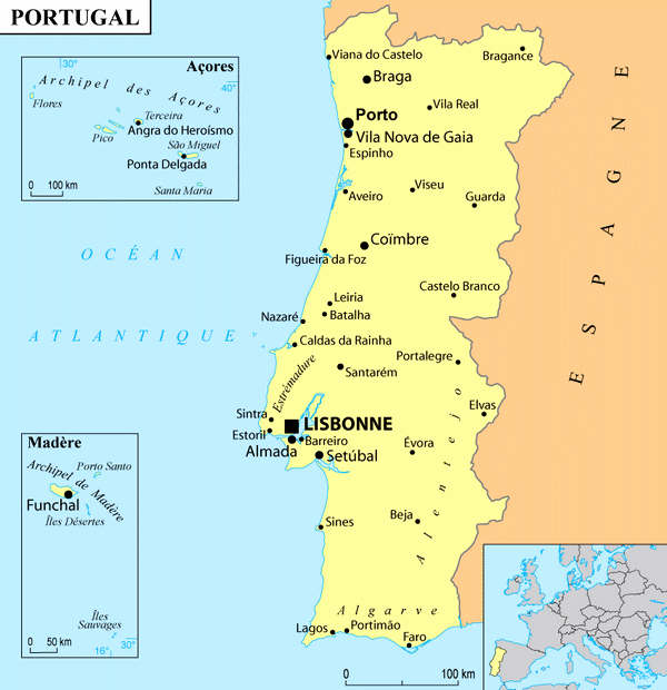 Villes du Portugal