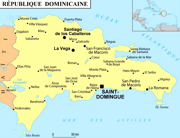 Villes de République Dominicaine