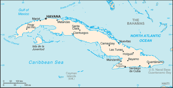 carte de cuba - Image