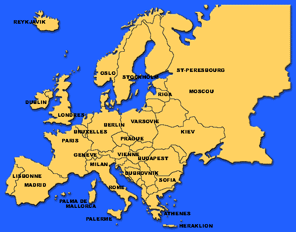 Carte Europe