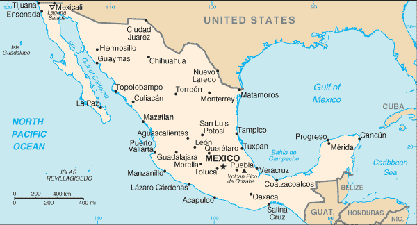 carte de mexico - Image