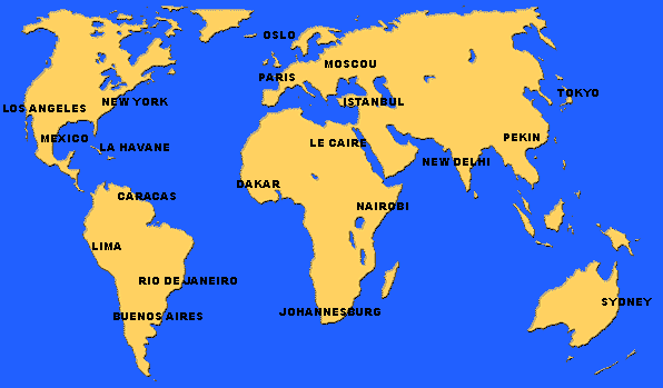 lisbonne carte du monde