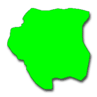 Mapa de Surinam