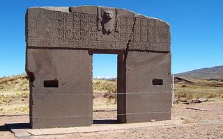 La Puerta del Sol en Tiahuanaco