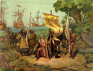 La découverte de l'Amérique par Christophe Colomb