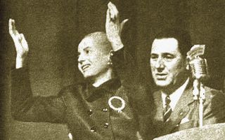 Juan Domingo Peron et Evita