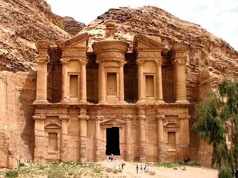 La cité de Petra en Jordanie