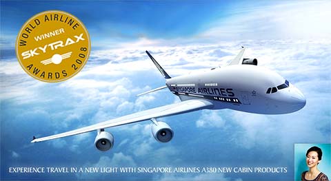 Singapore Airlines : Meilleure compagnie aérienne 2008