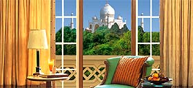 Le Taj Mahal depuis votre chambre