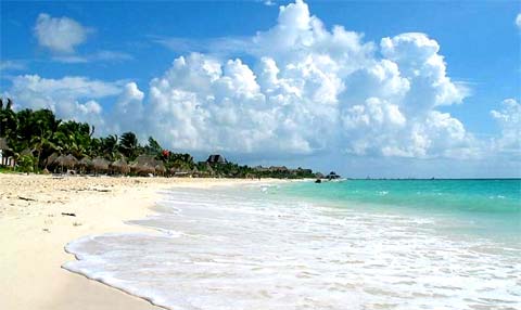 Plage du Mexique idéale pour le Naturisme