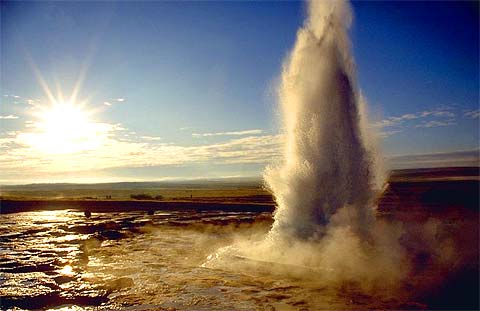 Geyser du Strokkur en Islande