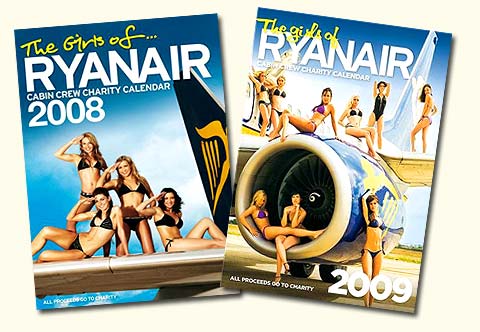 Les Calendrier 2008 et 2009 de Ryanair