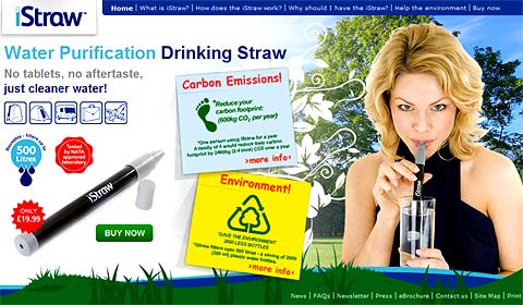 Site Internet du fabricant iStraw