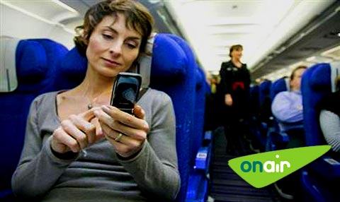 Téléphoner en avion grâce à Mobile OnAir