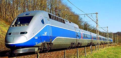 Voyage en TGV avec la SNCF