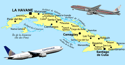 Des vols à Cuba libre... ment