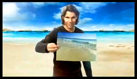 Rafael Nadal dans le spot publicitaire des Baleares
