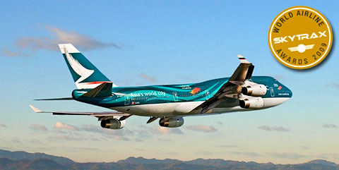 Cathay Pacific élue meilleure compagnie aérienne 2009