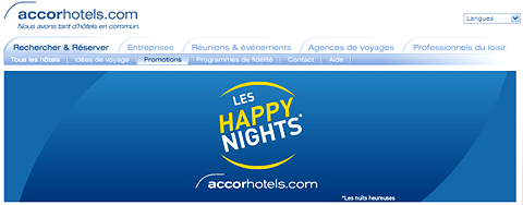 Les Happy Nights des Hôtels Accor