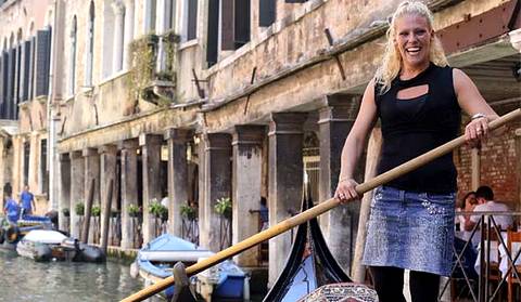 Giorgia Boscolo, première gondolière de Venise