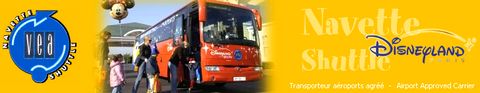 Navettes VEA entre Beauvais et Disneyland Paris