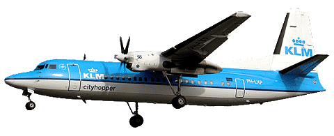 Fokker 50 de KLM Cityhopper