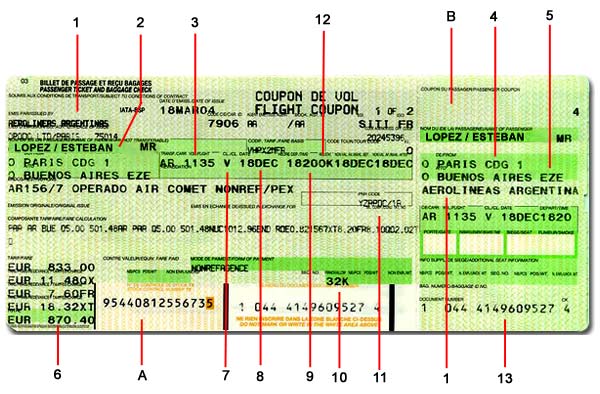 Billet d'avion