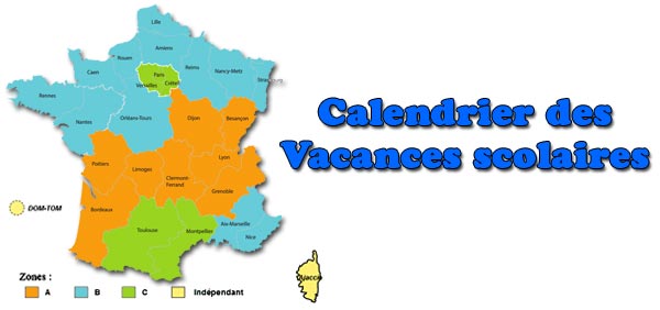 Calendrier des Vacances scolaires