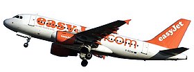 Airbus A319 de Easyjet