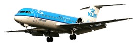 Fokker 70 de KLM Cityhopper