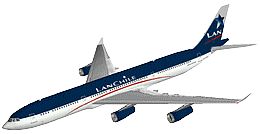 Airbus A340 de Lan Chile