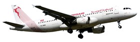 Airbus A320 de Tunisair