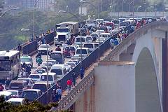 Pont de l'amiti entre Foz et Ciudad del Este