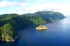 Île Cocos - Vue aérienne