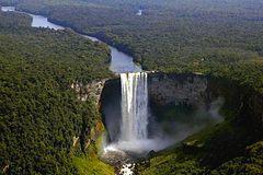 Chutes vues du ciel