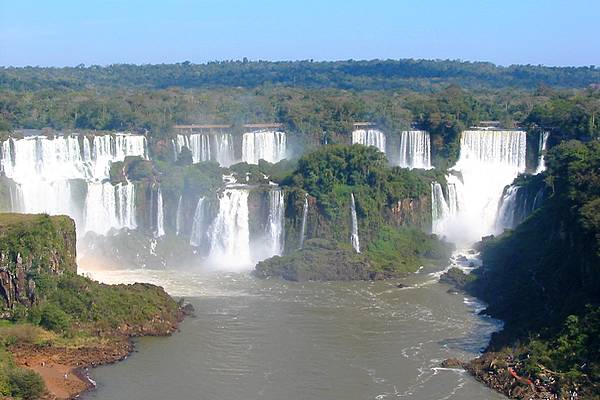 Les chutes d'Iguau ct brsilien