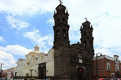 Puebla : église San Cristóbal
