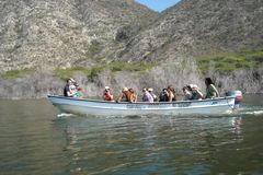 Barque sur le Lac Enriquillo